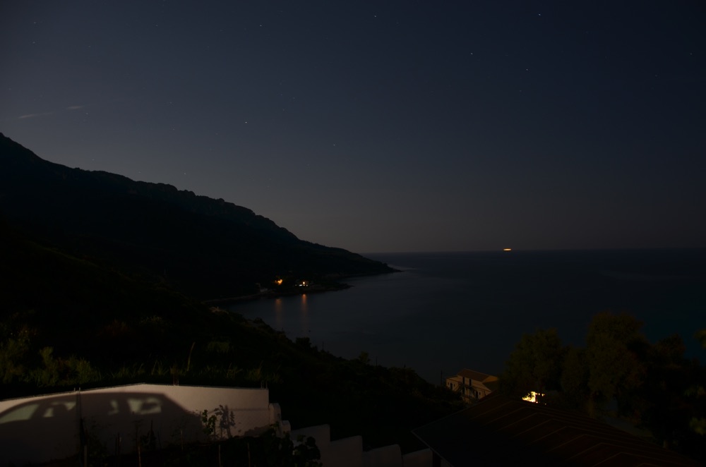 2018 Korfu Sternenhimmel