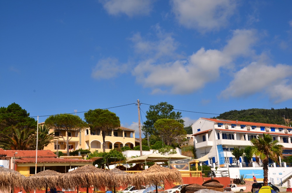 2018 Korfu Agios Georgios Strandpromenade